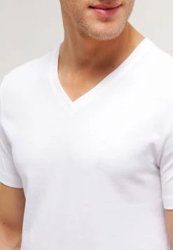 Pier One 2 PACK - Camiseta Básica - White/black, Hombre -Ofertas Pier One Tienda 3d5015223ce5444ba04d1399d153510c