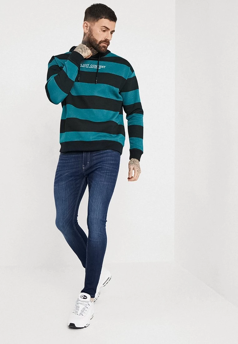 Pier One Hombre Vaqueros Pitillo - Dark-blue Denim 4 Pier One Hombre Vaqueros Pitillo - Dark-blue Denim - Imagen 2