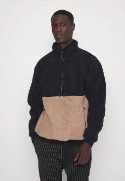 Pier One Hombre Forro Polar - Dark Blue/tan