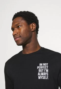 Pier One Hombre Camiseta De Manga Larga - Black -Ofertas Pier One Tienda 41608bd74fb24478baf1f4ee891a4cdc