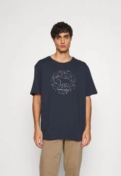 Pier One Hombre Camiseta Estampada - Dark Blue