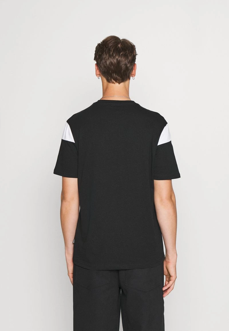 Pier One Hombre SLEEVE BLOCK NEW - Camiseta Estampada - Black/white 5 Pier One Hombre SLEEVE BLOCK NEW - Camiseta Estampada - Black/white - Imagen 3