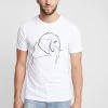 Pier One Camiseta Estampada - White, Hombre -Ofertas Pier One Tienda 497050f53ace4dfab4cd70c03b07c1e2