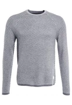 Pier One Hombre Jersey De Punto - Mottled Grey/anthracite -Ofertas Pier One Tienda 49849510e91645b6a37bfa7472b781e2