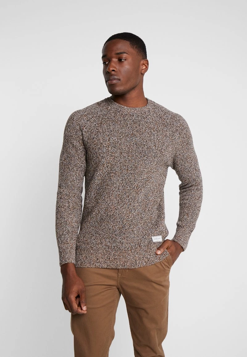 Pier One Hombre MULTICOLOUR HALF CARDIGAN JUMPER - Jersey De Punto - Mottled Dark Yellow 3 Pier One Hombre MULTICOLOUR HALF CARDIGAN JUMPER - Jersey De Punto - Mottled Dark Yellow