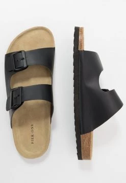 Pier One Hombre UNISEX - Pantuflas - Black -Ofertas Pier One Tienda 4c6efb79f85c4ec0b5e49cfe29819423