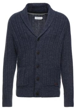 Pier One Hombre Chaqueta De Punto - Mottled Blue -Ofertas Pier One Tienda 4d5c5e5ca8694078974546cad1065665