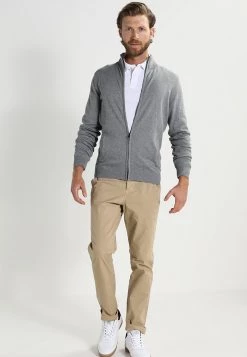 Pier One Chaqueta De Punto - Grey, Hombre -Ofertas Pier One Tienda 54aec90bd28e4afbab6e3a3f86594086