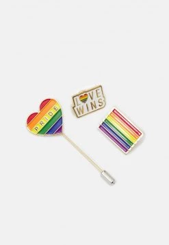 Pier One Hombre PRIDE RAINBOW PINS SET - Corbata - Multi-coloured -Ofertas Pier One Tienda 54e6414839214690901153e00cdafa88