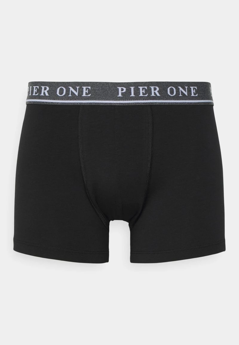 Pier One 5 PACK - Culotte - Black/mottled Dark Grey, Hombre 4 Pier One 5 PACK - Culotte - Black/mottled Dark Grey, Hombre - Imagen 2
