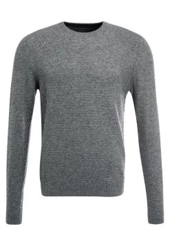 Pier One Hombre Jersey De Punto - Mottled Grey -Ofertas Pier One Tienda 5c5c66a9a5a44a729e9d6bd27470e35a