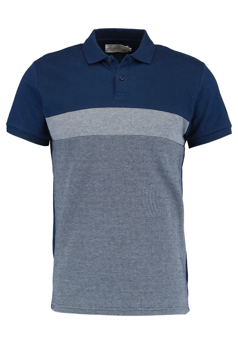 Pier One Hombre Polo - Dark Blue/mottled Grey 7 Pier One Hombre Polo - Dark Blue/mottled Grey - Imagen 5