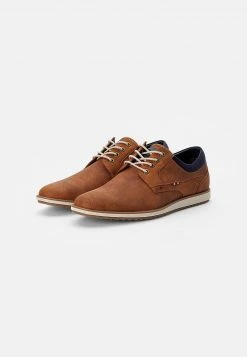 Pier One Hombre Zapatos Con Cordones - Tan -Ofertas Pier One Tienda 5f8ce37573b0405cb7c26c0d2bb508ad