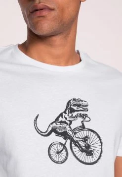 Pier One Camiseta Estampada - White, Hombre -Ofertas Pier One Tienda 604f5f4a3eff42fe96df68adc7fac433