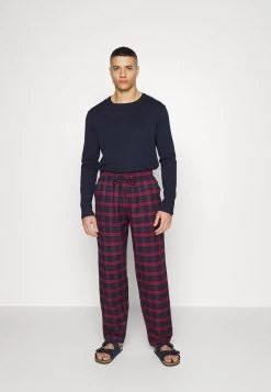 Pier One Hombre Pijama - Dark Blue/bordeaux -Ofertas Pier One Tienda 6101208601b54830afc77cfd130bd67f