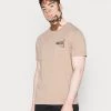 Pier One Hombre Camiseta Estampada - Light Brown -Ofertas Pier One Tienda 61500380072846a98bdd76319a89c9f3