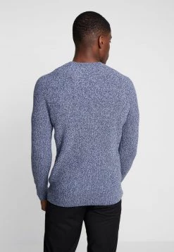 Pier One Hombre MULTICOLOUR HALF CARDIGAN JUMPER - Jersey De Punto - Mottled Blue -Ofertas Pier One Tienda 61b42589dbae4de2ab6335c931c169bd