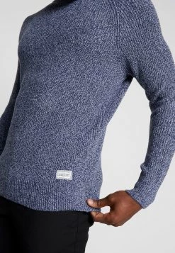 Pier One Hombre MULTICOLOUR HALF CARDIGAN JUMPER - Jersey De Punto - Mottled Blue -Ofertas Pier One Tienda 61db03575d2a4293b6a5cde5fe47e284