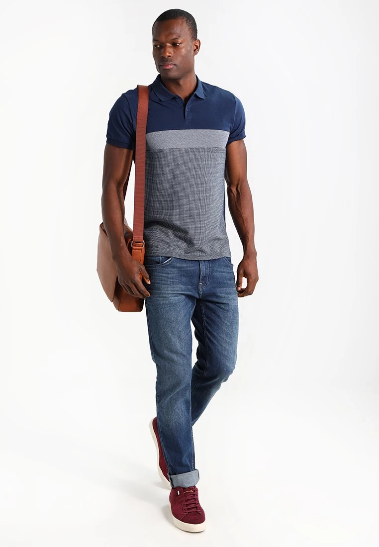 Pier One Hombre Polo - Dark Blue/mottled Grey 4 Pier One Hombre Polo - Dark Blue/mottled Grey - Imagen 2