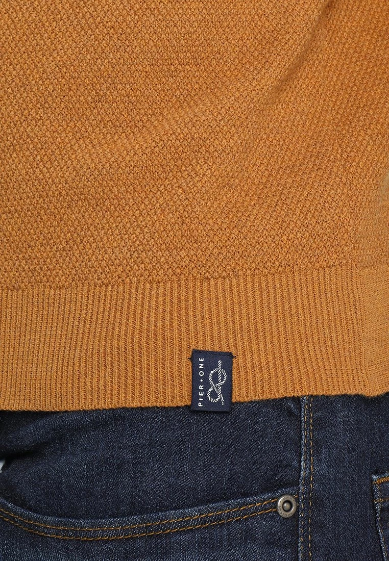 Pier One Hombre Jersey De Punto - Mottled Dark Yellow 8 Pier One Hombre Jersey De Punto - Mottled Dark Yellow - Imagen 6