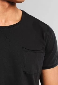 Pier One Hombre Camiseta Básica - Black -Ofertas Pier One Tienda 6a108a6cdc0a40208a060ee0ef6ba83f