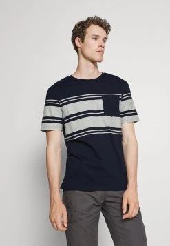 Pier One Hombre Camiseta Estampada - Dark Blue