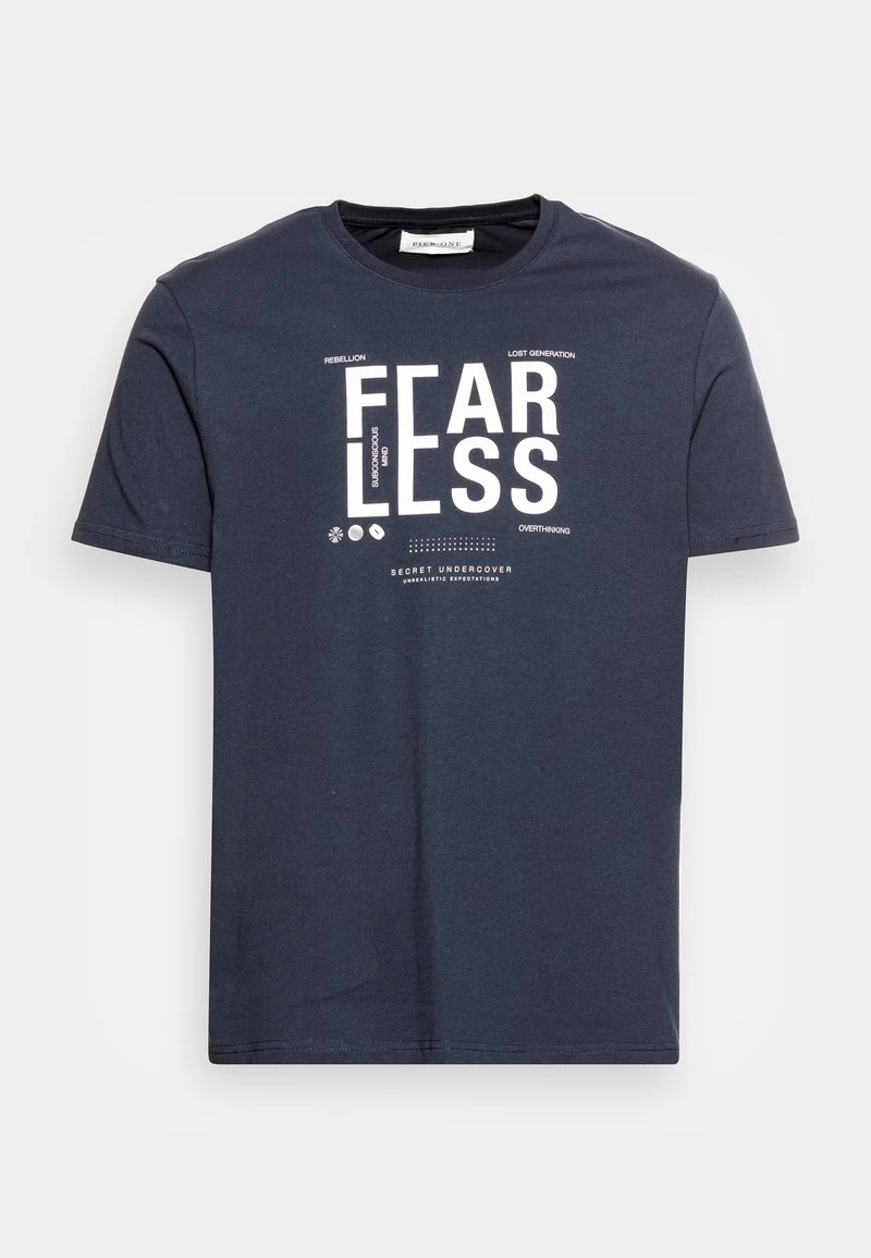 Pier One Camiseta Estampada - Dark Blue, Hombre 6 Pier One Camiseta Estampada - Dark Blue, Hombre - Imagen 4