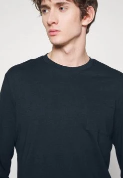 Pier One Camiseta De Manga Larga - Dark Blue, Hombre -Ofertas Pier One Tienda 6be8ab8c282d4f2890dee98beebf7cd6