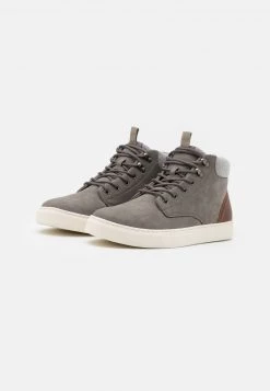 Pier One Hombre Zapatillas Altas - Grey/brown -Ofertas Pier One Tienda 6eb44ded738140d68e342bbe9f4ba9d7