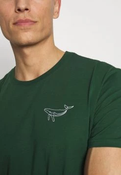 Pier One Hombre Camiseta Estampada - Dark Green -Ofertas Pier One Tienda 6f91de3805c94a6f8e34e32ce4c2b34a