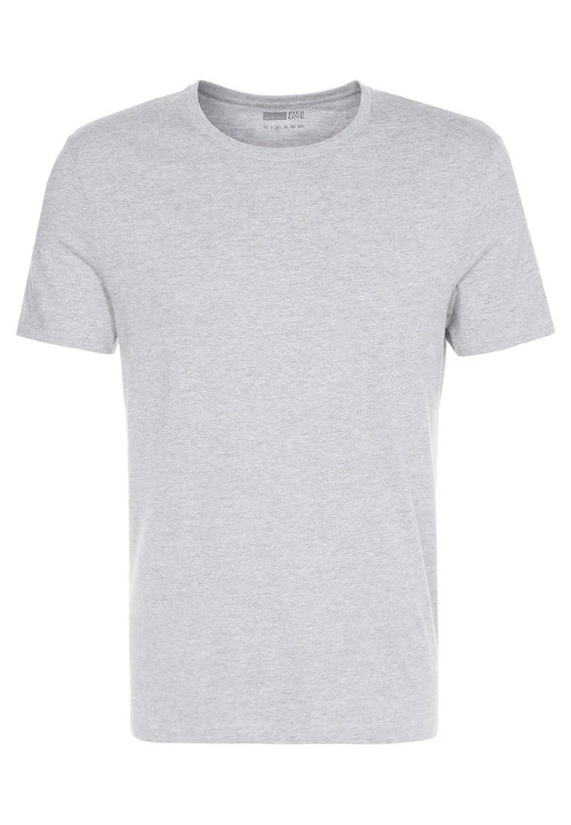 Pier One Camiseta Básica - Light Grey Melange, Hombre 7 Pier One Camiseta Básica - Light Grey Melange, Hombre - Imagen 5
