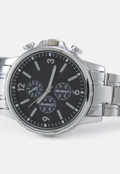 Pier One Unisexo UNISEX - Reloj - Silver-coloured/black 9 Pier One Unisexo UNISEX - Reloj - Silver-coloured/black -Ofertas Pier One Tienda 74a3ccc1c5ec4cf19b661e26058a743f