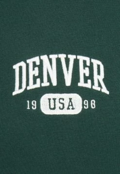 Pier One Hombre DENVER COLLEGE HOODIE - Sudadera - Green -Ofertas Pier One Tienda 752110e4a87f4d94834d2533b6a901a1