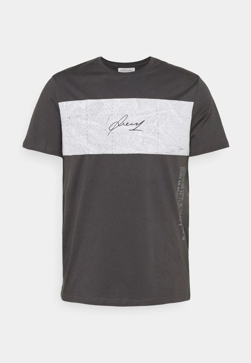 Pier One Hombre Camiseta Estampada - Dark Grey 8 Pier One Hombre Camiseta Estampada - Dark Grey - Imagen 6