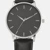 Pier One Unisexo Reloj - Black/silvercoloured -Ofertas Pier One Tienda 7935ed590a9743b99815e64729d95e1c