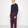 Pier One Hombre Pijama - Dark Blue/bordeaux -Ofertas Pier One Tienda 798e1fd96d4c48aeb30911f5a69bf9b4