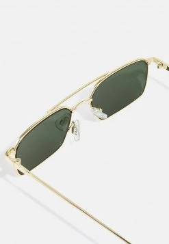 Pier One Unisexo UNISEX - Gafas De Sol - Gold-coloured/green -Ofertas Pier One Tienda 7ab1740e12cb4abd832141f4d011f0cc