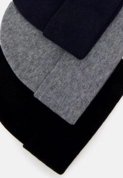Pier One Unisexo 3 PACK UNISEX - Gorro - Black/grey/dark Blue -Ofertas Pier One Tienda 7bbcfcaa31bf4a148d992ad9095671c1