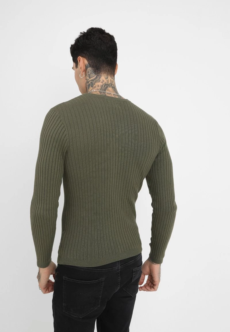 Pier One Hombre Jersey De Punto - Oliv 5 Pier One Hombre Jersey De Punto - Oliv - Imagen 3
