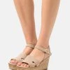 Pier One Mujer LEATHER - Sandalias Con Plataforma - Beige -Ofertas Pier One Tienda 801835754f1b47ed9aa96e586451e951