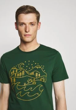 Pier One Hombre Camiseta Estampada - Dark Green -Ofertas Pier One Tienda 816fa80bc1fb46ab9f9f69861b9f0cd2