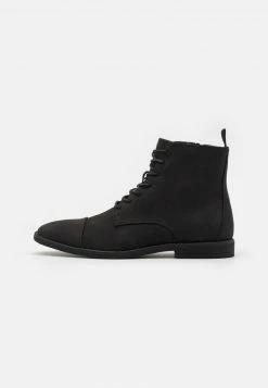 Pier One Hombre Botines Con Cordones - Black