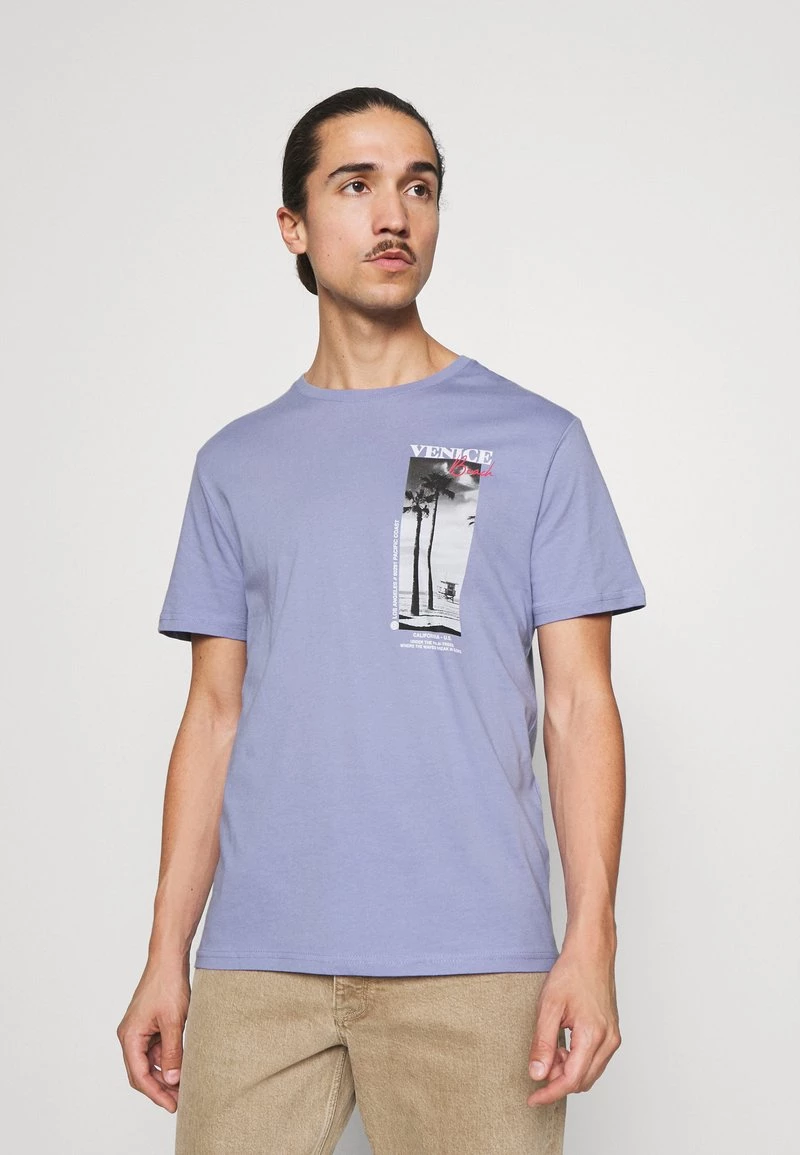 Pier One Hombre Camiseta Estampada - Lilac 3 Pier One Hombre Camiseta Estampada - Lilac