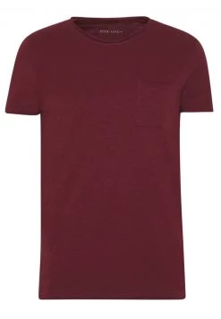 Pier One Hombre Camiseta Básica - Bordeaux -Ofertas Pier One Tienda 8a07fd2438014a8ea868fff7f3f1dc47