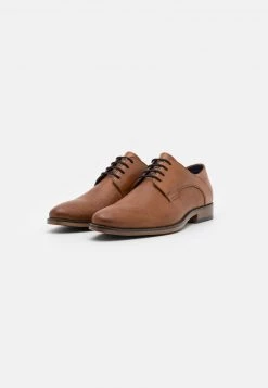 Pier One Hombre LEATHER - Zapatos De Vestir - Cognac -Ofertas Pier One Tienda 8a8e14fee7e24afda7beaa84da440518