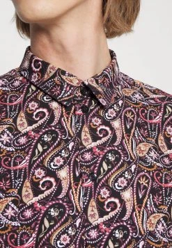 Pier One FESTIVE AOP - Camisa - Black/multi-coloured, Hombre -Ofertas Pier One Tienda 8c75d97750bd40808fb8e044df43a056