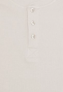 Pier One Hombre LOUNGE HENLEY TEE - Camiseta De Pijama - Beige -Ofertas Pier One Tienda 8ed5517d120e4da1ad586390db7503c1