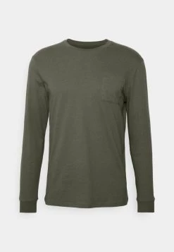 Pier One Hombre Camiseta De Manga Larga - Dark Green -Ofertas Pier One Tienda 8edecbfb5a7649c182469cc994f457a4