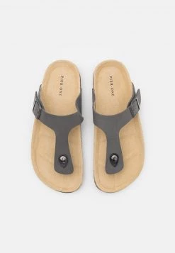 Pier One Unisexo UNISEX - Sandalias De Dedo - Grey -Ofertas Pier One Tienda 915737e911e54b2c9b71fc16584aa271