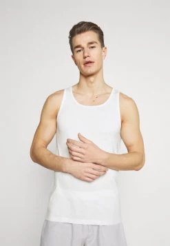 Pier One Hombre 3 PACK - Camiseta Interior - Dark Blue/bordeaux/off-white